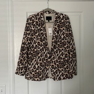 Banana Republic Leopard Blazer